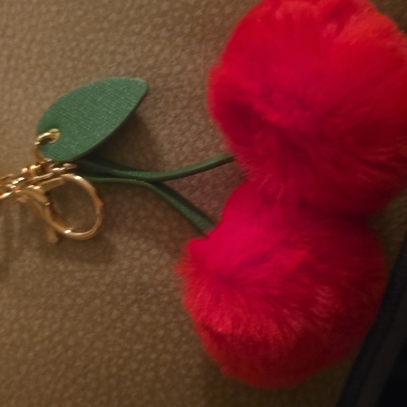 No Boundaries Red Cherry Keychain - Picture 3 of 4